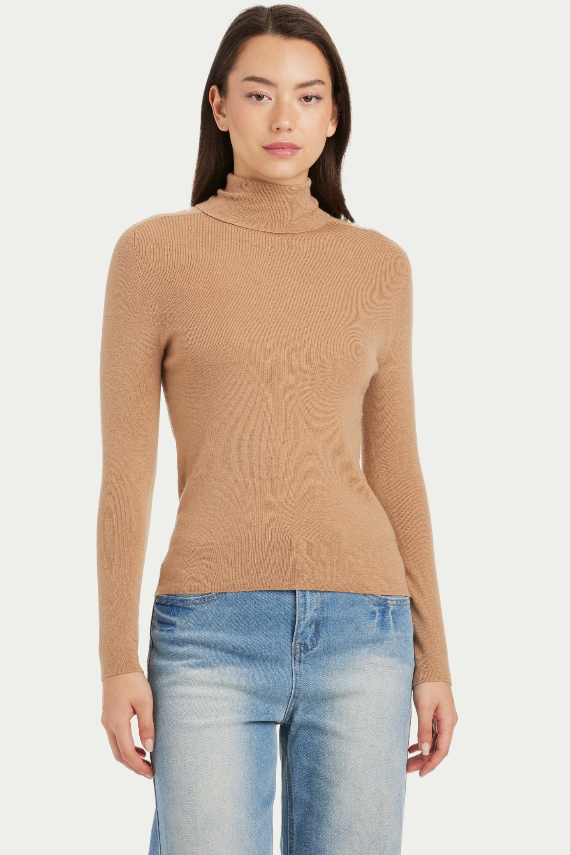 Rose Turtle Neck Cashmere Blend Sweater - SOLOVA MOVE