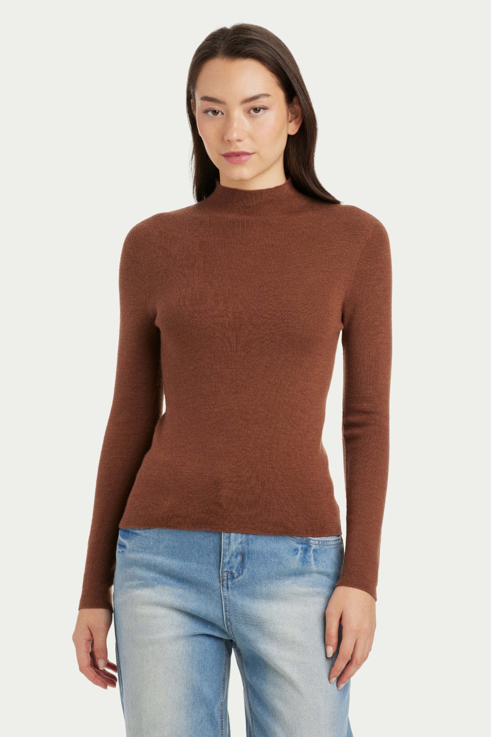 Carla Half Neck Cashmere Sweater - SOLOVA MOVE