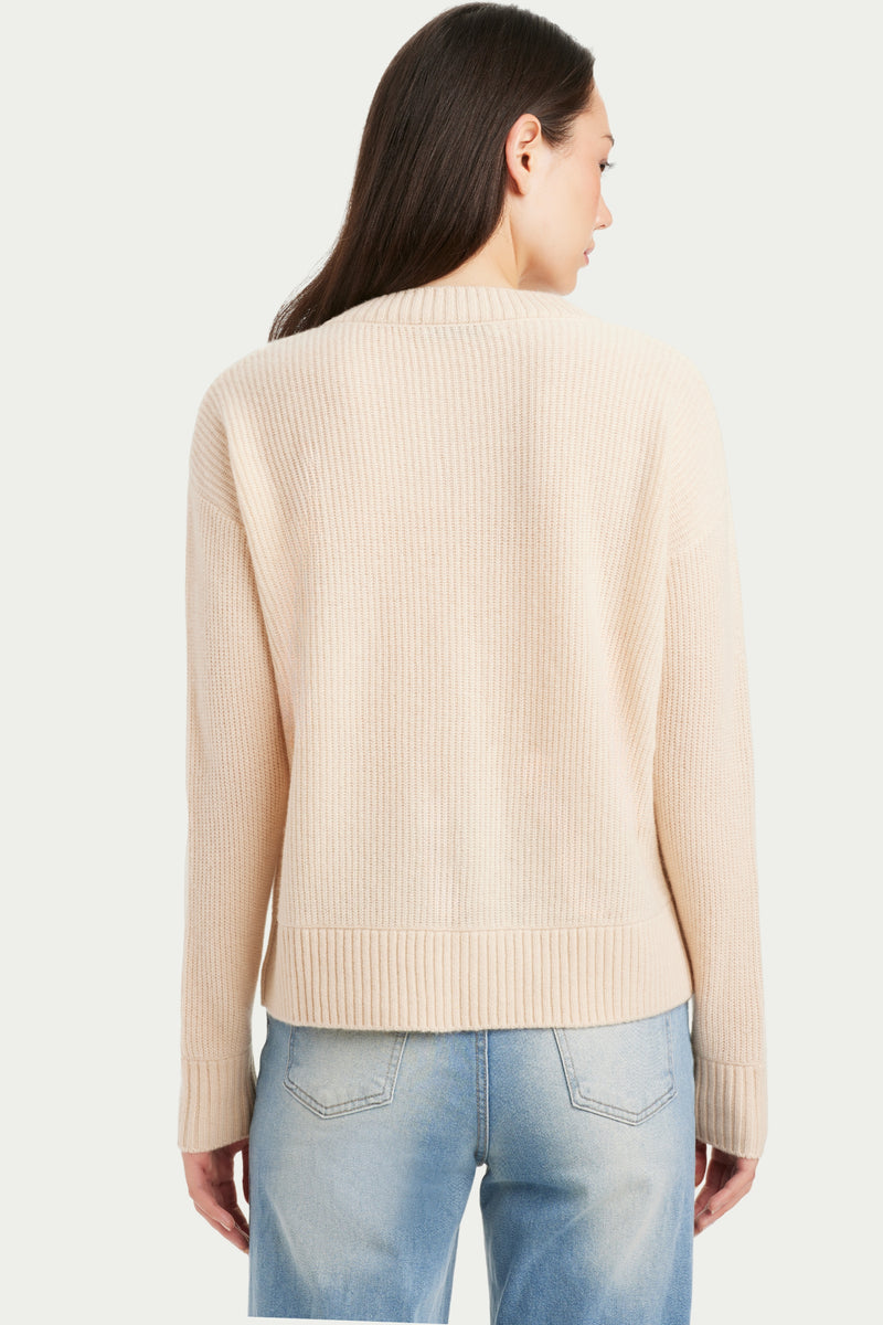 Sarah V Neck Cashmere Sweater - SOLOVA MOVE