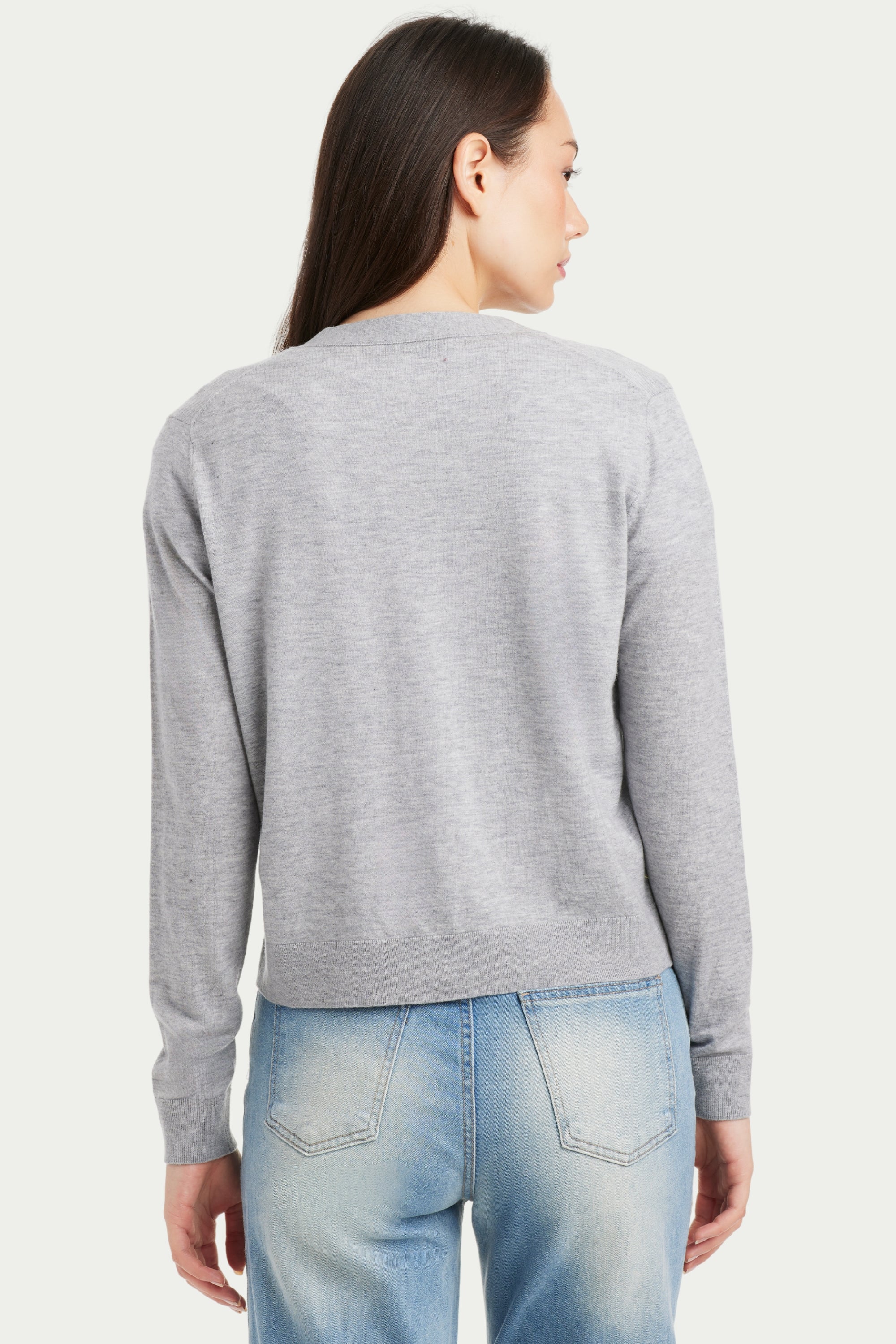 Loise Cashmere Button Front V Neck Cardigan - SOLOVA MOVE