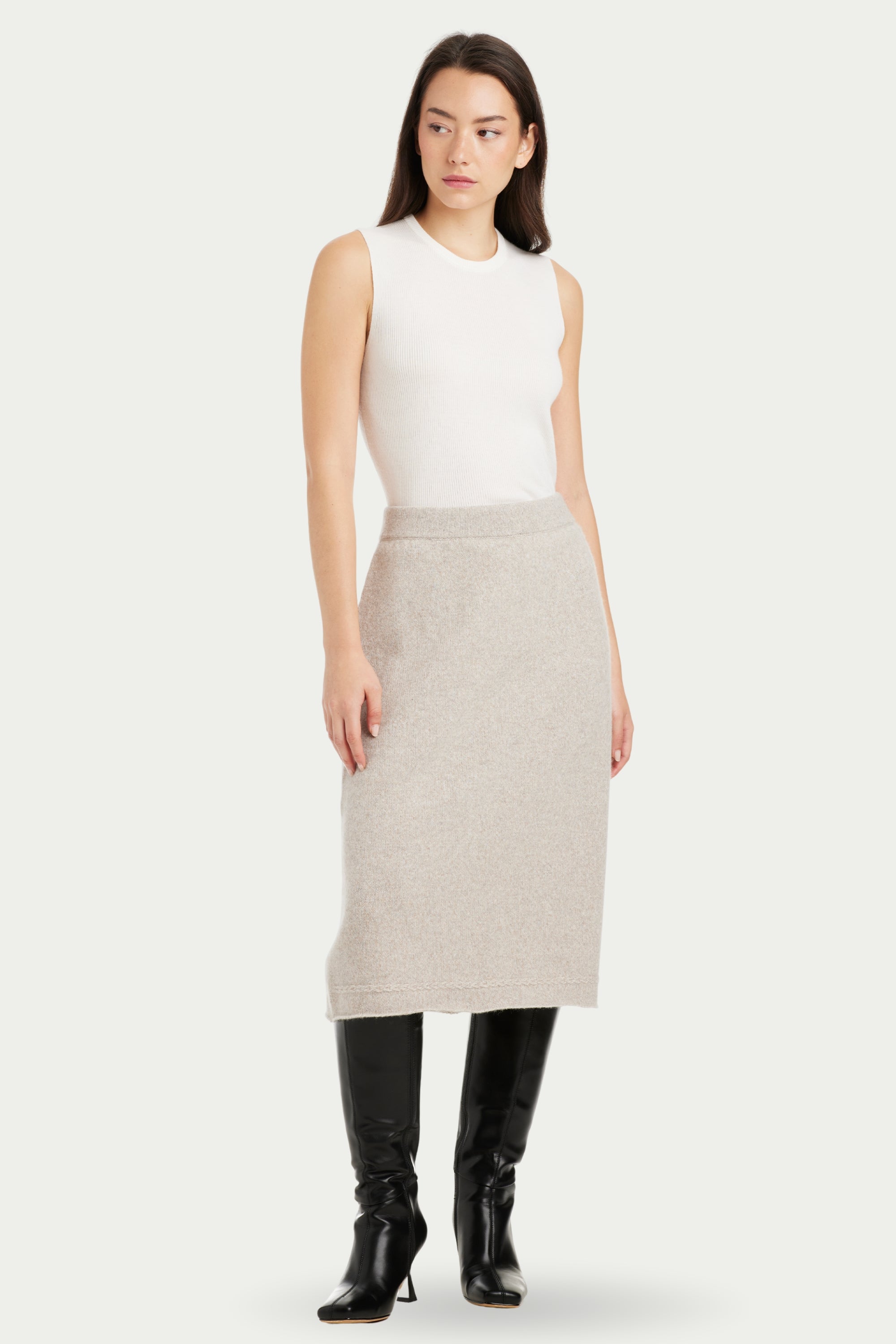 Vera Cashmere Midi Skirt - SOLOVA MOVE