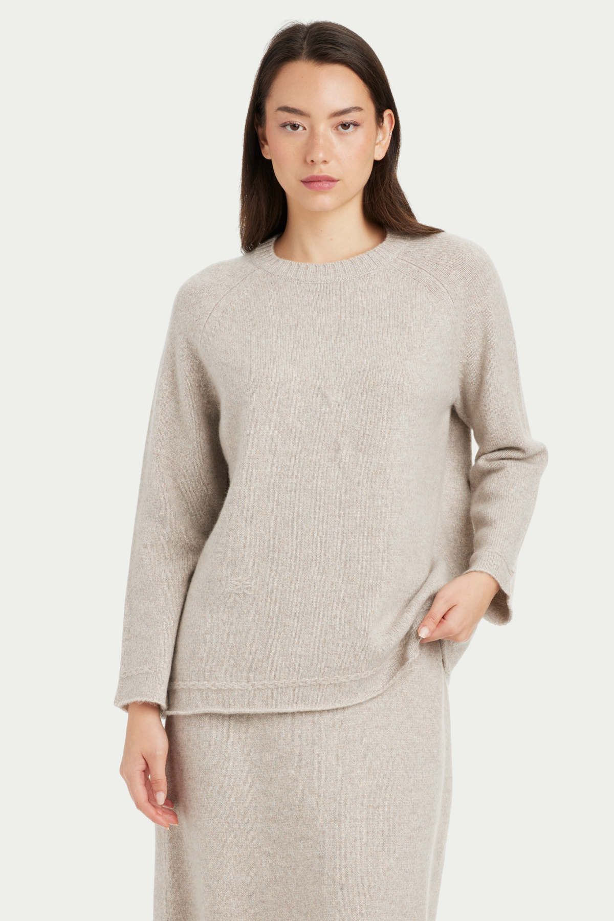 Veronica Raglan Cashmere Sweater - SOLOVA MOVE