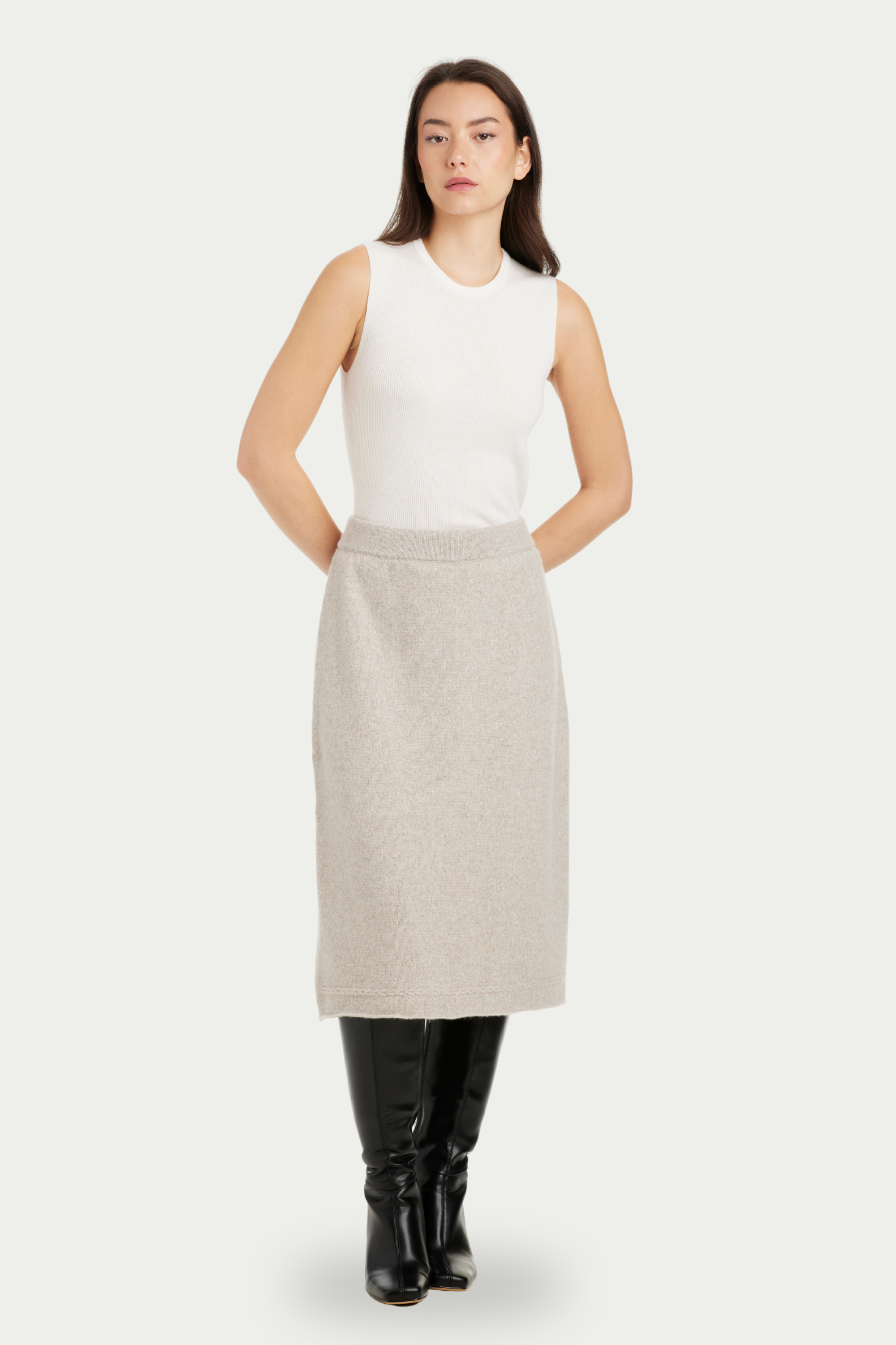 Vera Cashmere Midi Skirt - SOLOVA MOVE