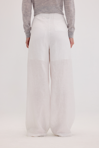 Women’s 100% Linen Relaxed Pants - SOLOVA MOVE