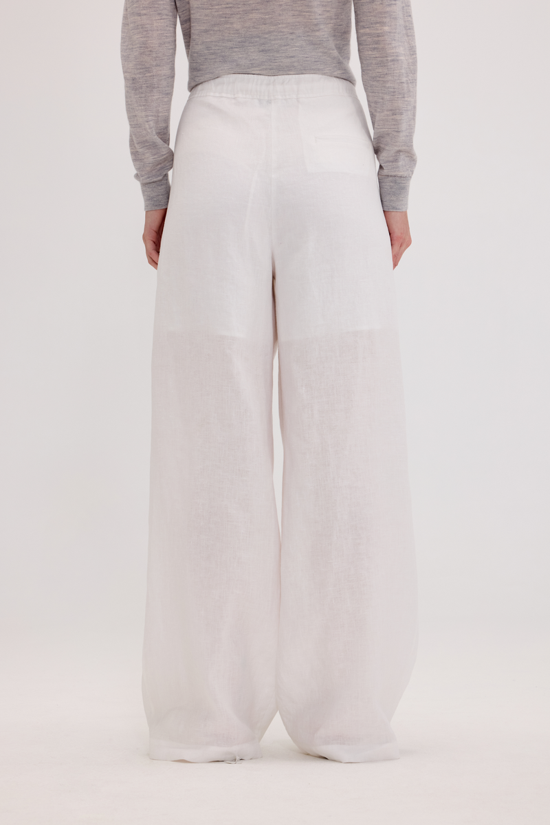 Women’s 100% Linen Relaxed Pants - SOLOVA MOVE