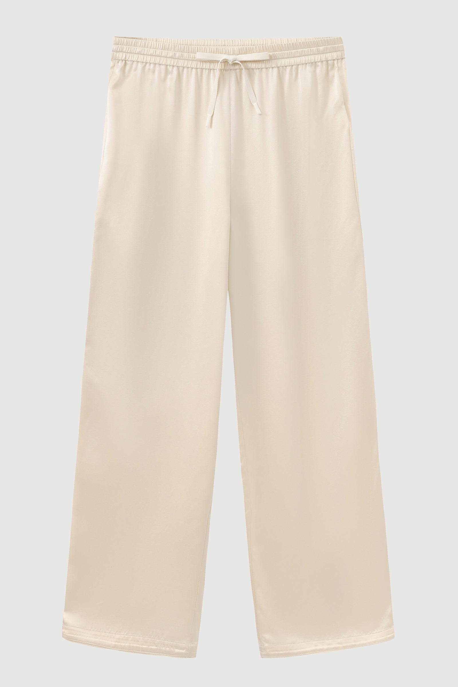 Women’s 100% Silk Pajama Set - Beige - SOLOVA MOVE