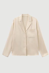 Women’s 100% Silk Pajama Set - Beige - SOLOVA MOVE