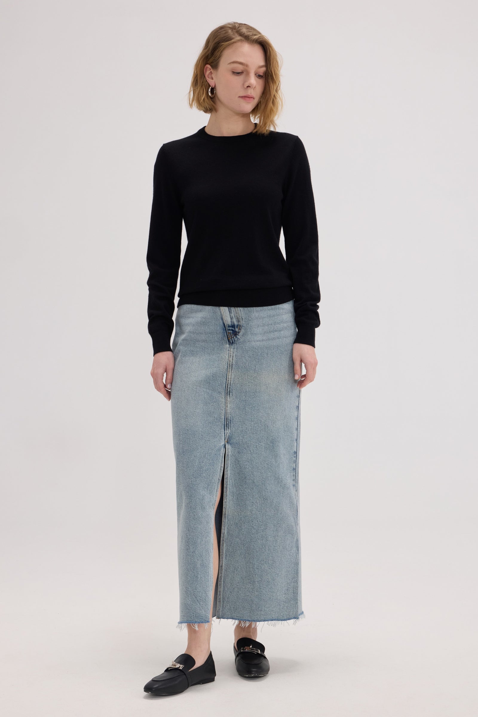 Julia Baby Cashmere Crew Neck Sweater - SOLOVA MOVE