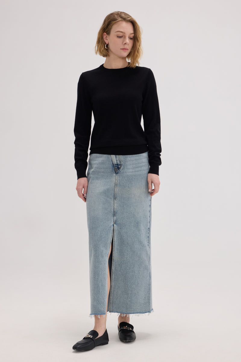 Julia Baby Cashmere Crew Neck Sweater - SOLOVA MOVE