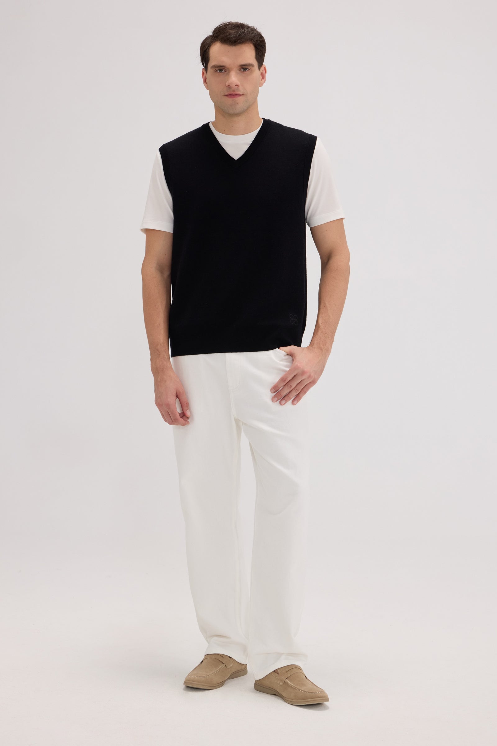 Men's Wool-Cashmere Blend Vest - SOLOVA MOVE