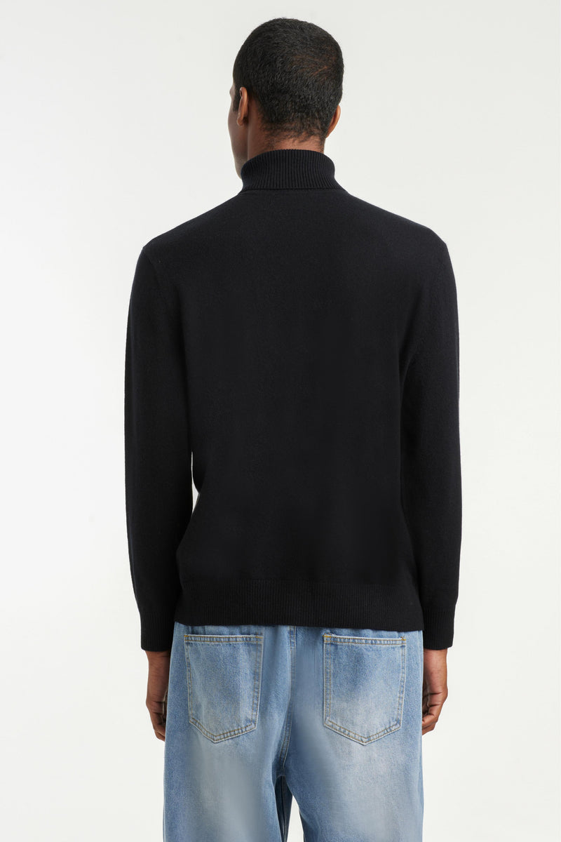 Men's Cashmere Turtle Neck Sweater - SOLOVA MOVE