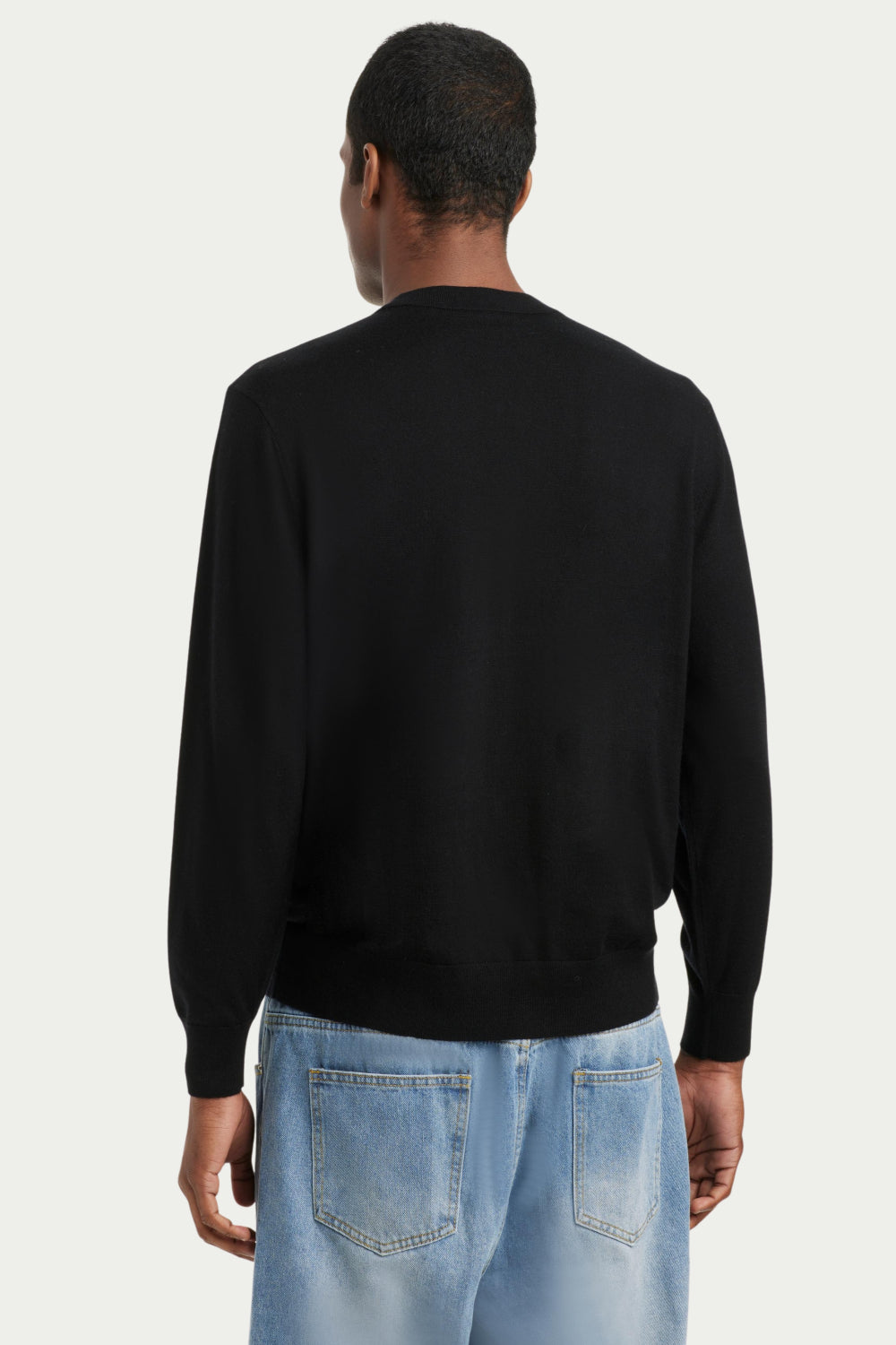 Men's Wool-Cashmere Blend Crewneck Sweater - SOLOVA MOVE