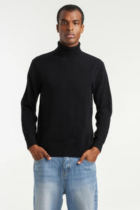 Men's Cashmere Turtle Neck Sweater - SOLOVA MOVE