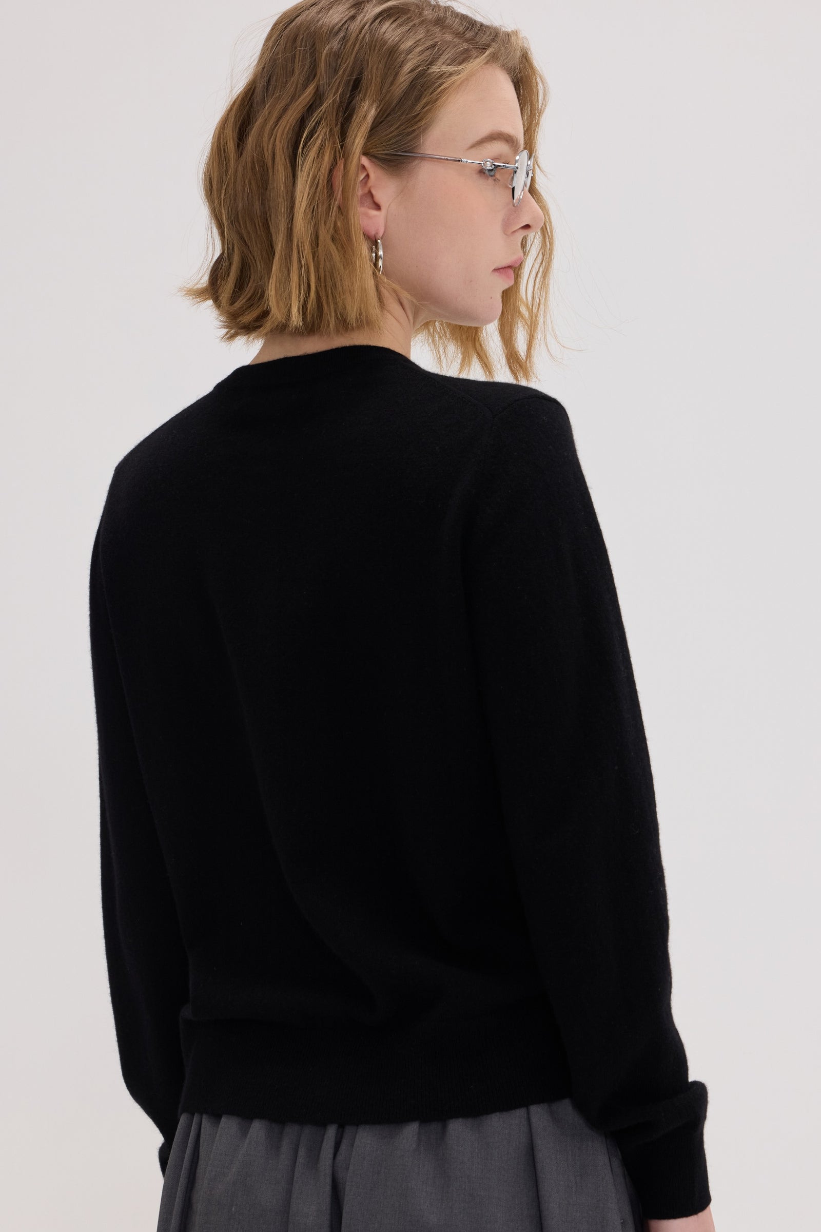 Daily Women's Crew Neck Cardigan