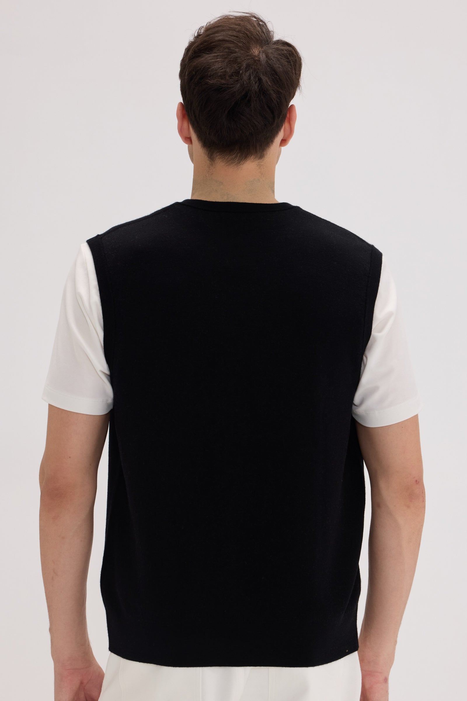 Men's Wool-Cashmere Blend Vest - SOLOVA MOVE