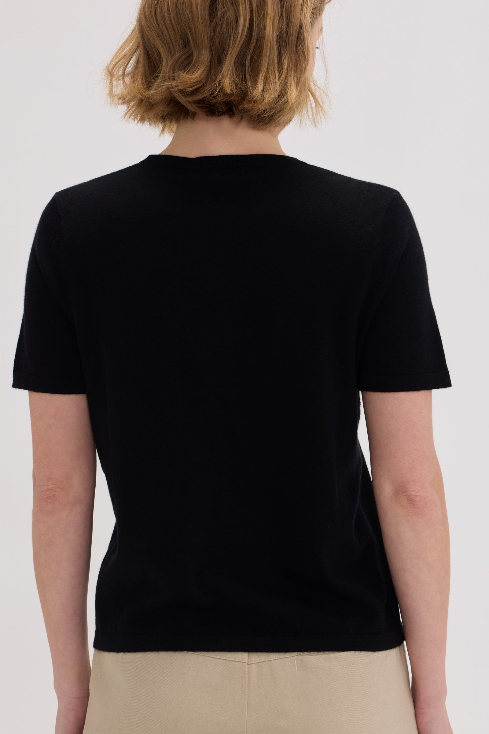 Samantha Wool-Cashmere Blend T-shirt - SOLOVA MOVE