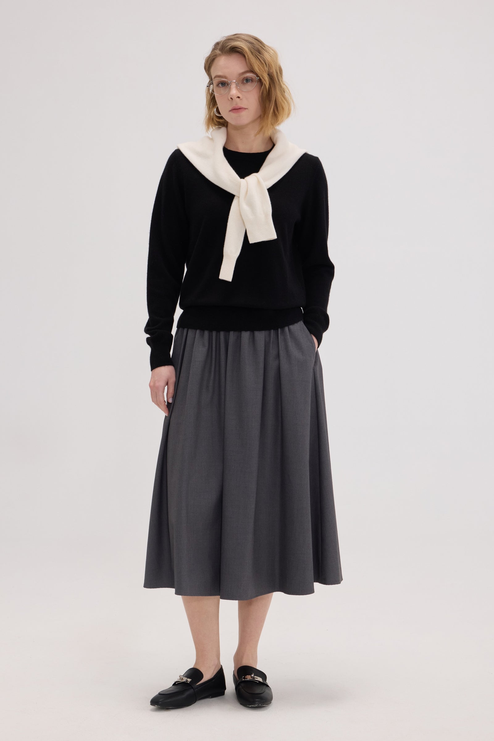 Julia Baby Cashmere Crew Neck Sweater - SOLOVA MOVE