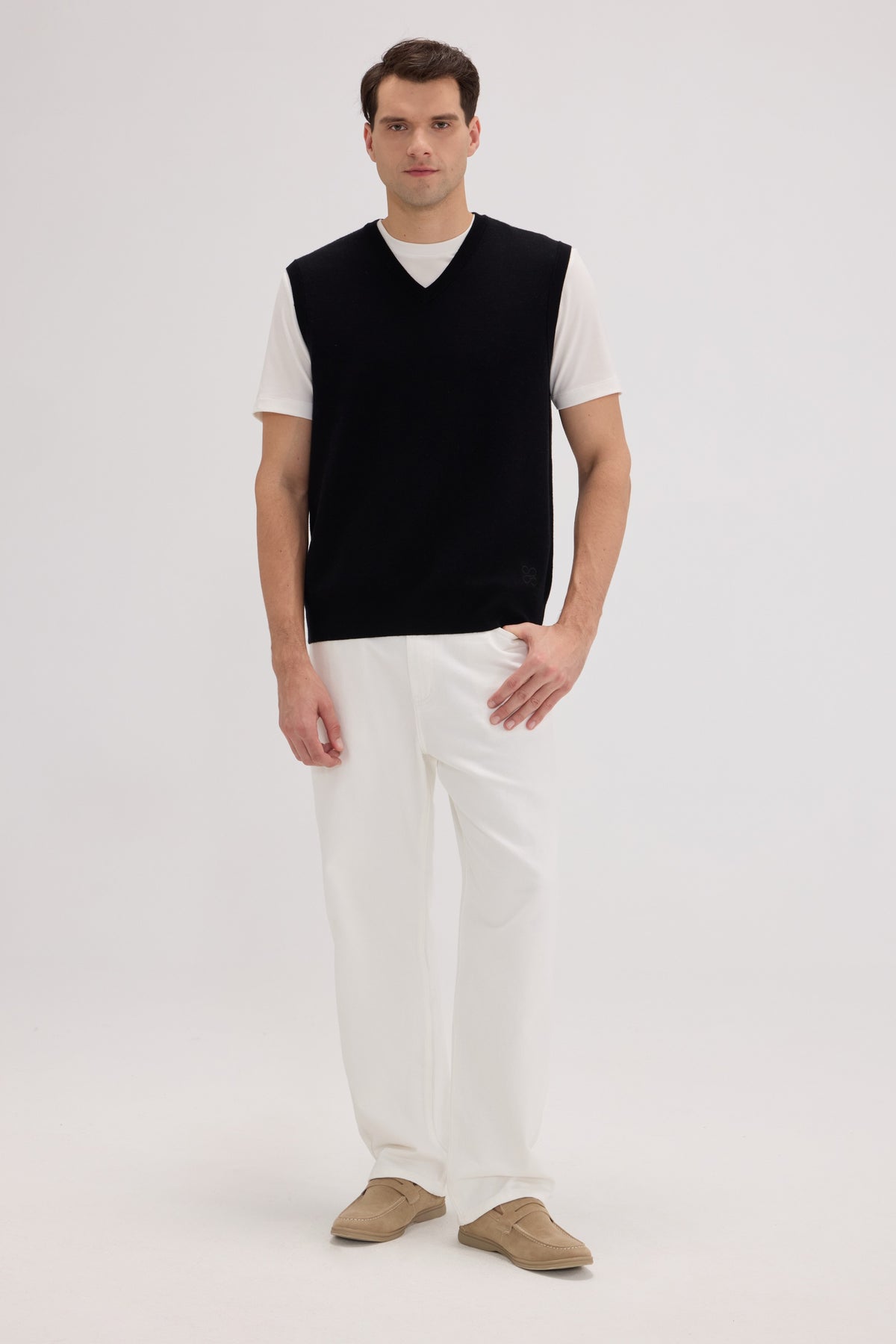 Men's Wool-Cashmere Blend Vest - SOLOVA MOVE