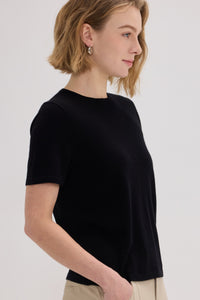 Samantha Wool-Cashmere Blend T-shirt - SOLOVA MOVE