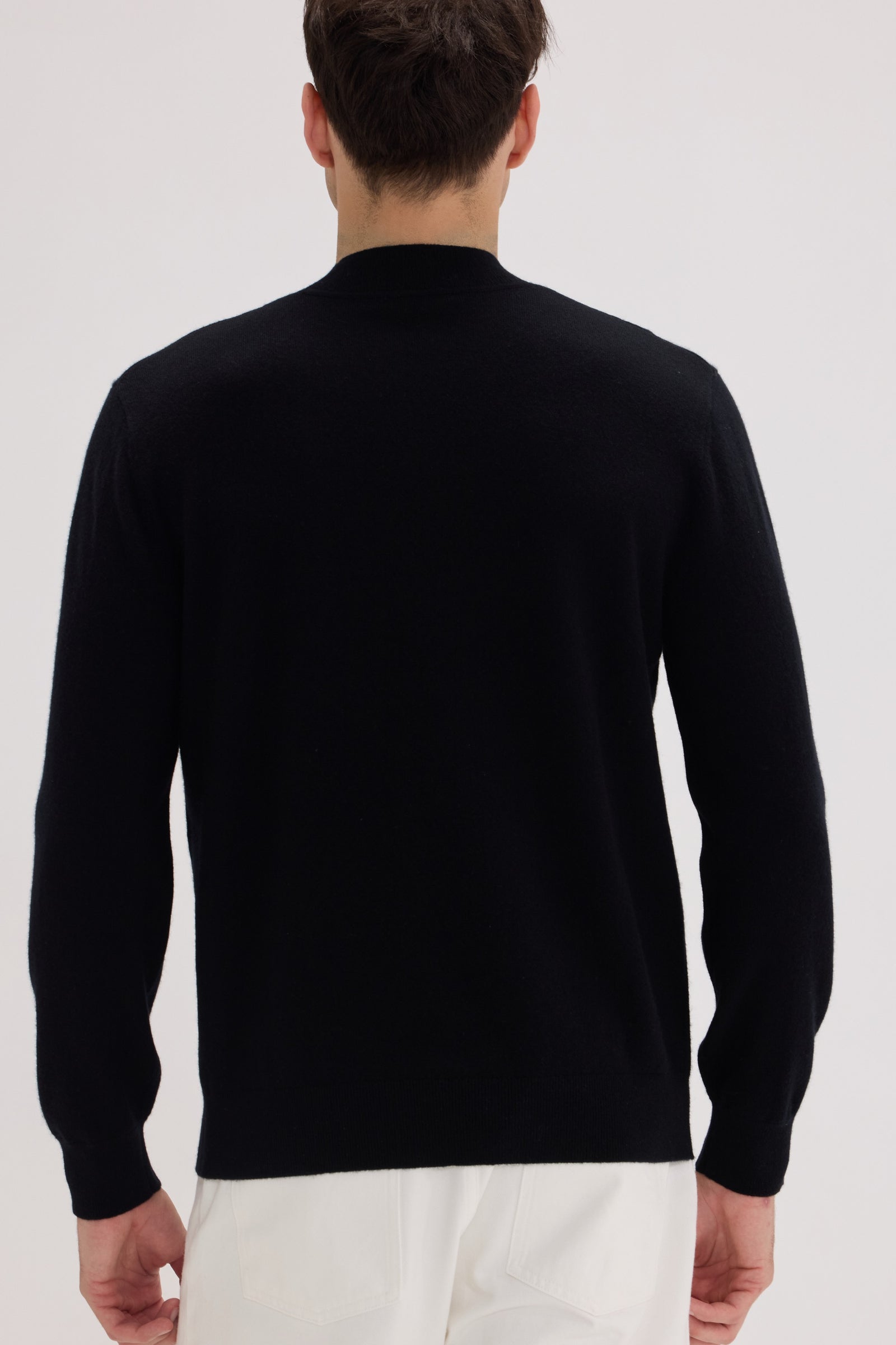 Men's Cashmere Half Neck Sweater - SOLOVA MOVE