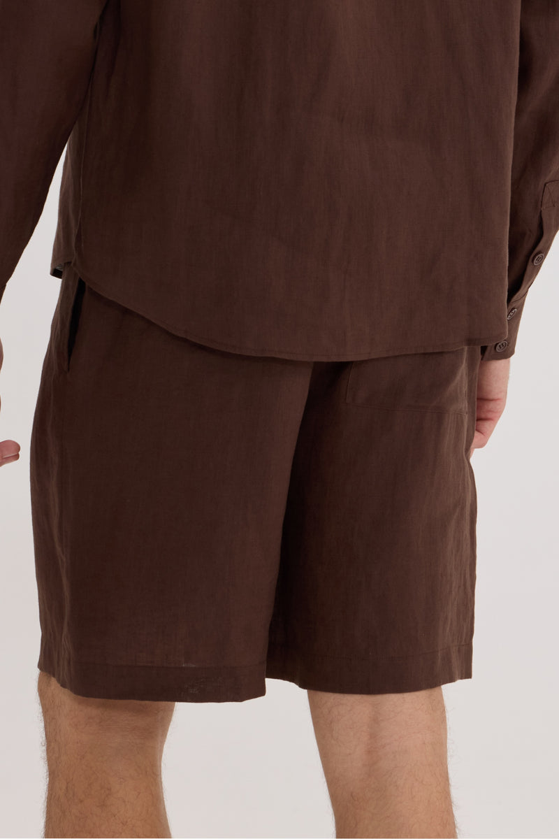 Men’s 100% Linen Shorts - SOLOVA MOVE
