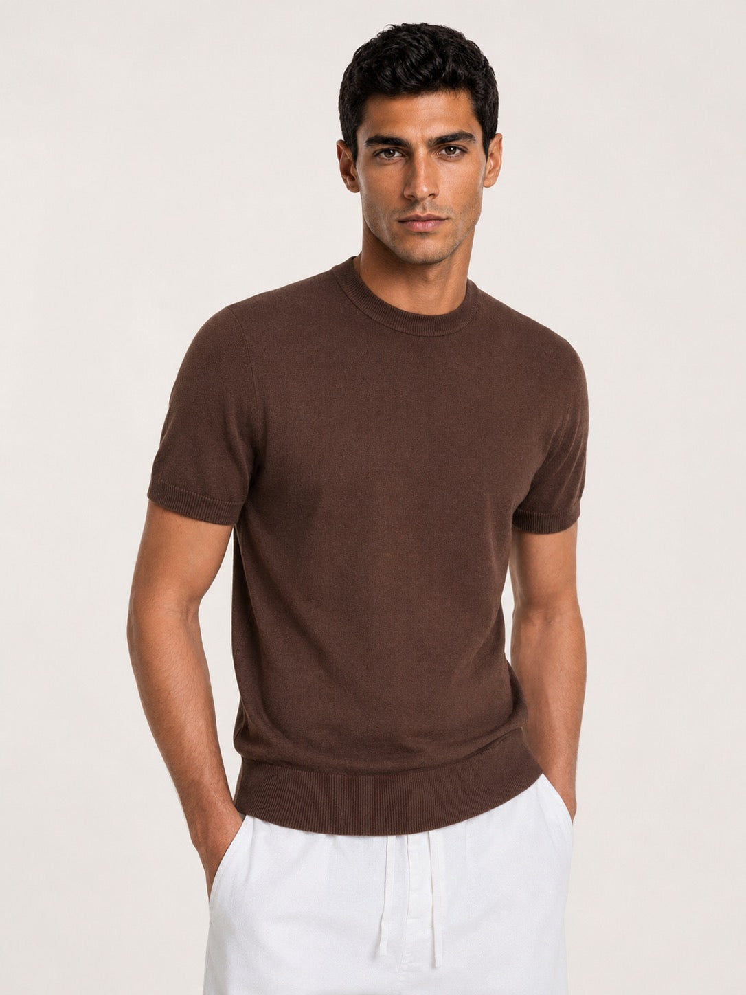 Daily Men's Fine Knit Crewneck Tee