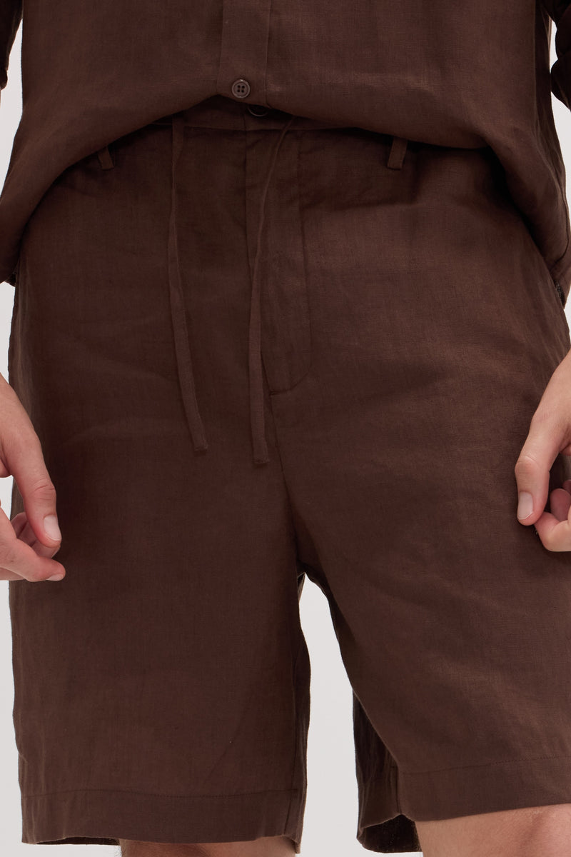 Men’s 100% Linen Shorts - SOLOVA MOVE