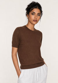 Daily Women's Fine Knit Crewneck Tee