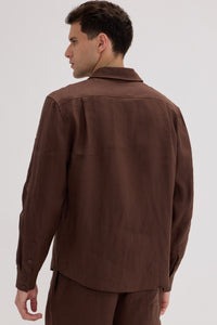 Men’s 100% Linen Long Sleeve Shirt - SOLOVA MOVE