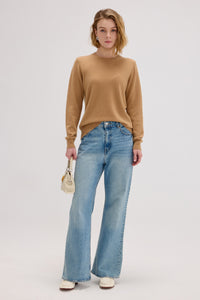 Julia Baby Cashmere Crew Neck Sweater - SOLOVA MOVE