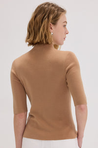 Sori Half Neck Cashmere Blend Top