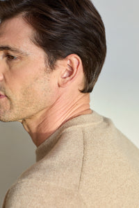 Daily 100% Cashmere Men's Crew Neck Sweater - SOLOVA MOVE