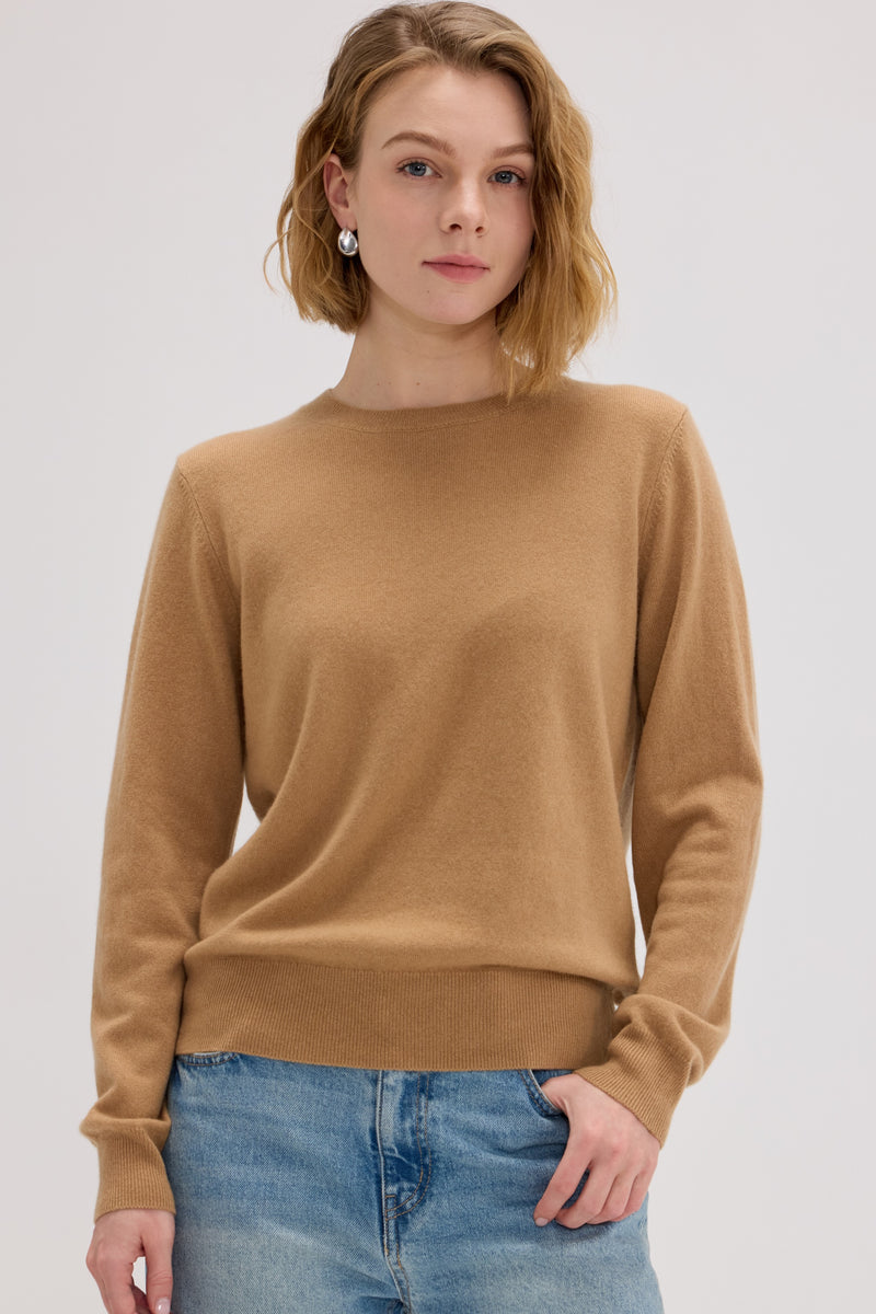 Julia Baby Cashmere Crew Neck Sweater - SOLOVA MOVE