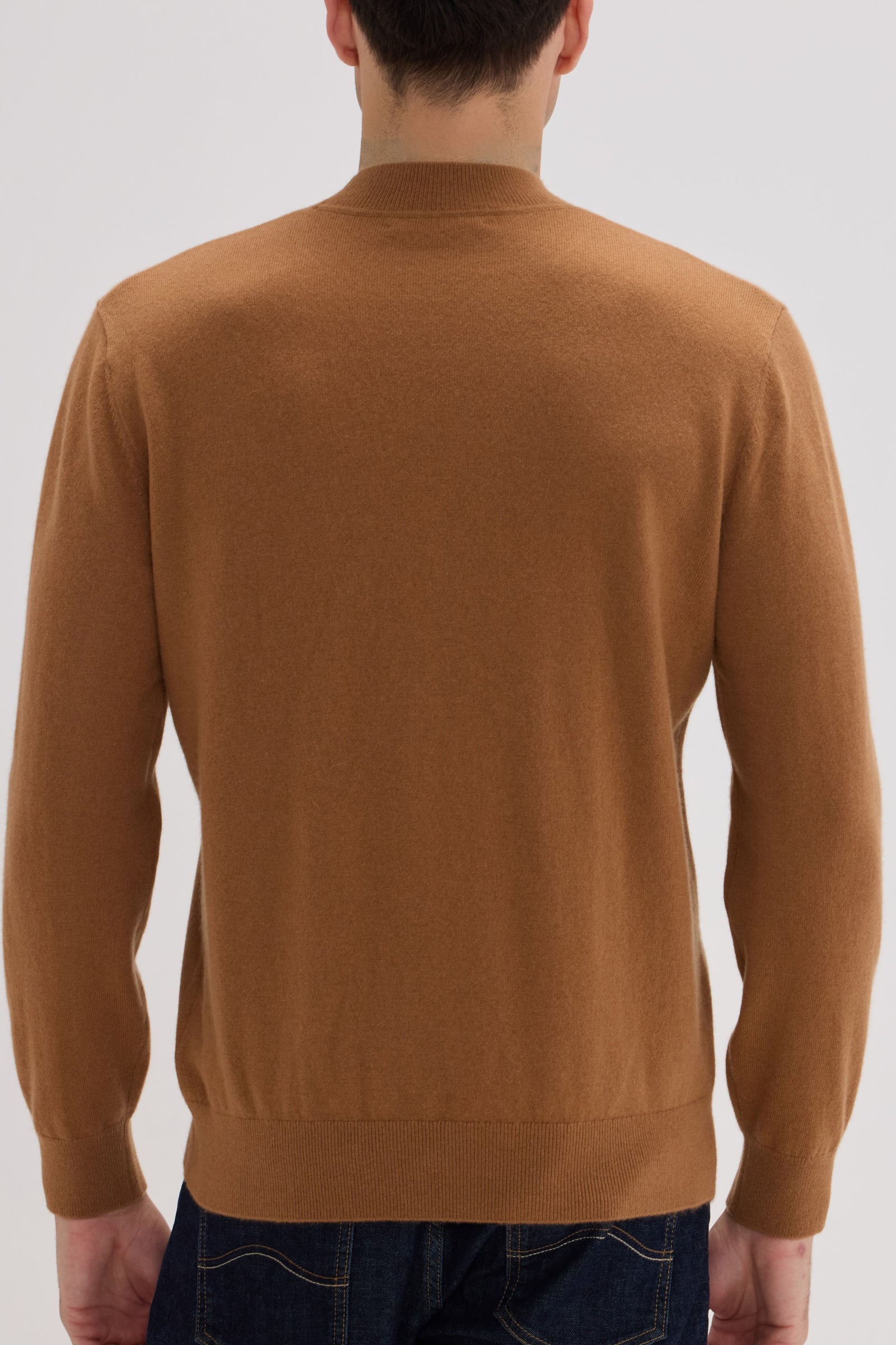 Men's Cashmere Half Neck Sweater - SOLOVA MOVE