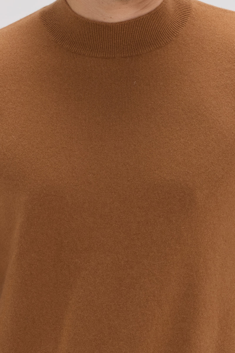 Men's Cashmere Half Neck Sweater - SOLOVA MOVE