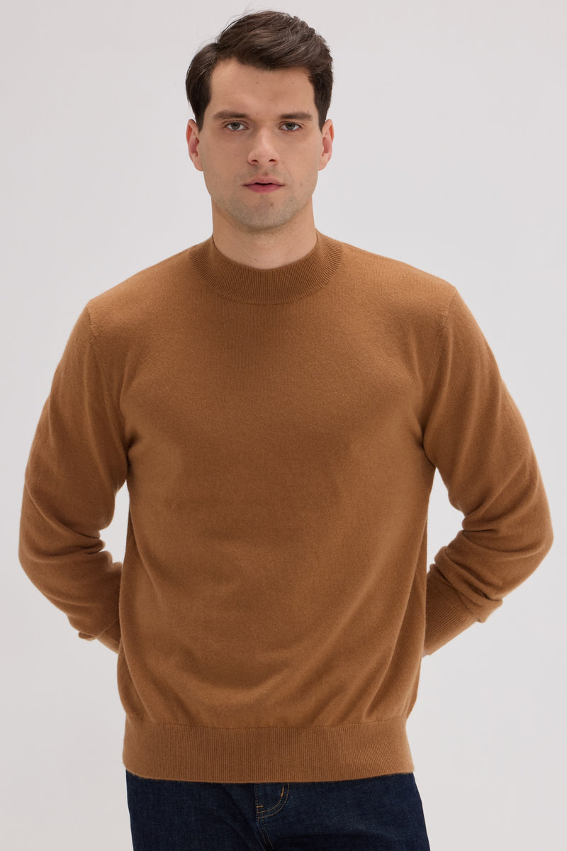 Men's Cashmere Half Neck Sweater - SOLOVA MOVE