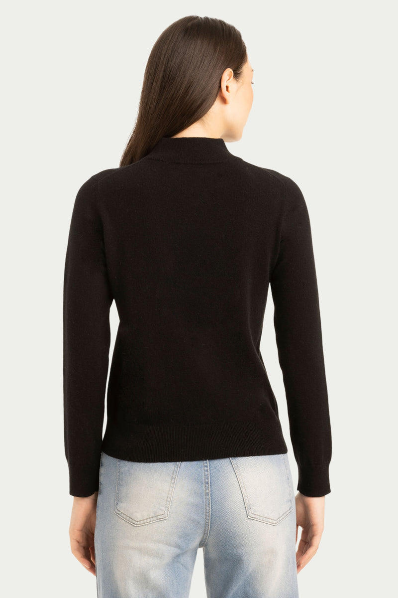 Daily Women's Mock Neck Sweater - SOLOVA MOVE