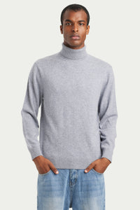 Men's Cashmere Turtle Neck Sweater - SOLOVA MOVE