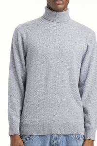 Men's Cashmere Turtle Neck Sweater - SOLOVA MOVE