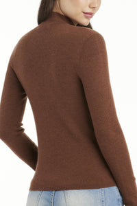 Carla Half Neck Cashmere Sweater - SOLOVA MOVE