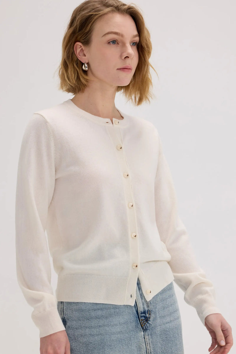 Daily Women's Crew Neck Cardigan