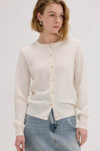 Daily Women's Crew Neck Cardigan