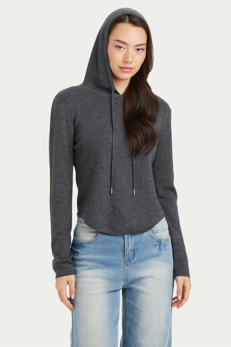 Cinthia Fitted Wool Blend Hoodie - SOLOVA MOVE