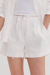Women’s 100% Linen Shorts - SOLOVA MOVE