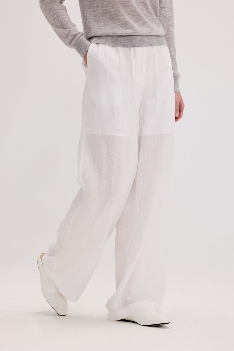 Women’s 100% Linen Relaxed Pants - SOLOVA MOVE