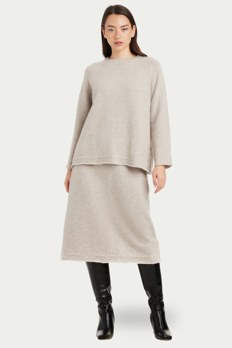 Vera Cashmere Midi Skirt - SOLOVA MOVE