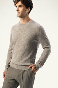 Daily Men's Cashmere Crewneck — Black - SOLOVA MOVE
