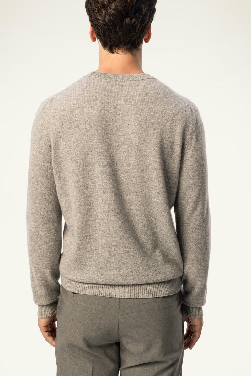 Daily Men's Cashmere Crewneck — Black - SOLOVA MOVE