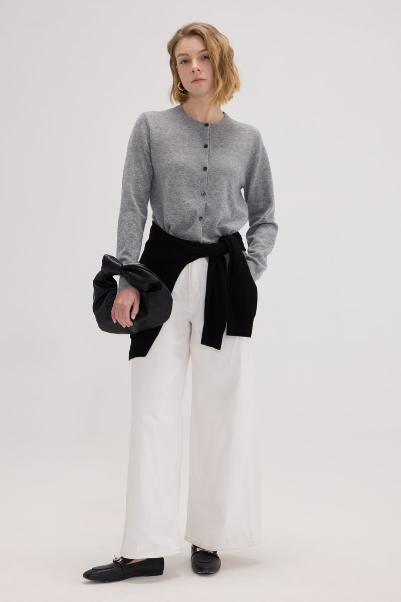 Daily Women's Crew Neck Cardigan