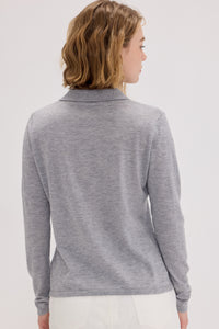 Lucie Cashmere Long Sleeve Polo - SOLOVA MOVE